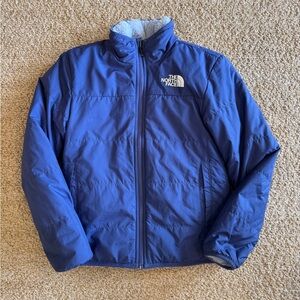 The North Face Kids Reversible Puffer Jacket in Blue - Size M (10)